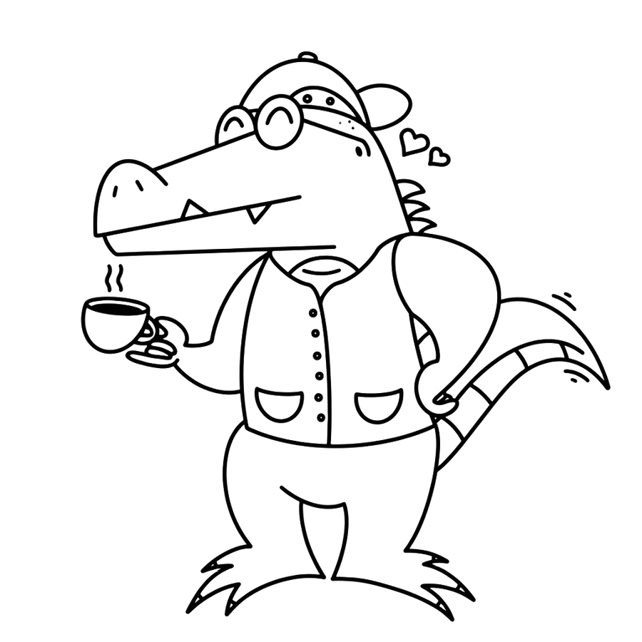 Mascotte crocodile Punch